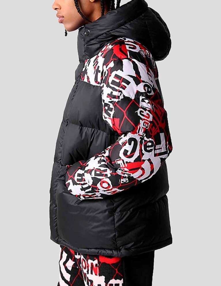 Caçadora THE NORTH FACE himalayan down print jacket lavender fog cole navin halfdome print